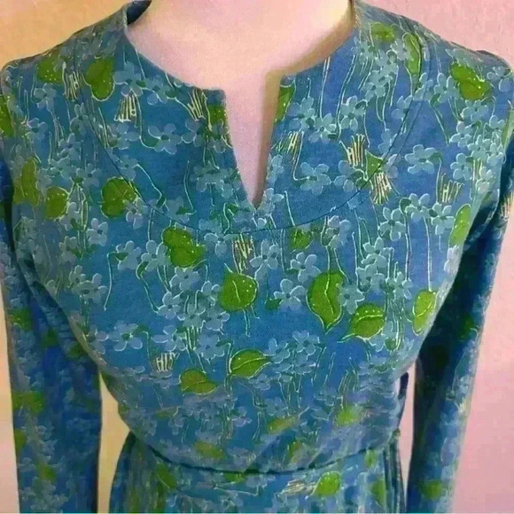 🔥Gorgeous Vintage Lilly Pulitzer Holy Grail “The Lilly” Belted Dress Lace Hem - Picture 4 of 13